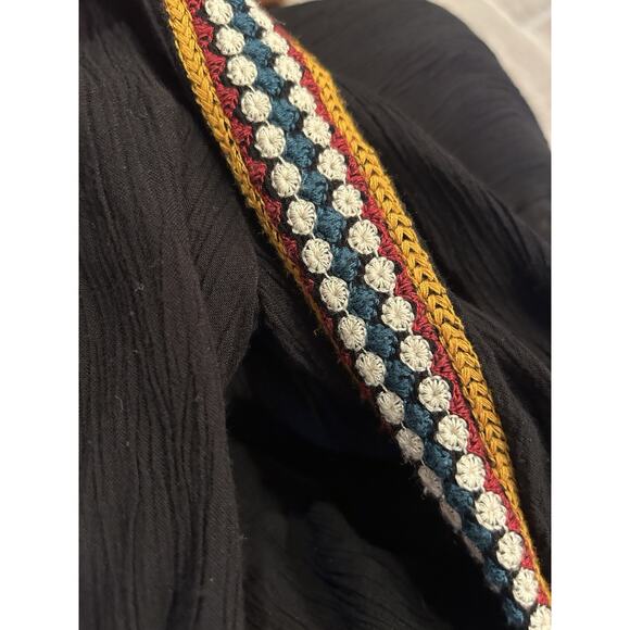 Zara Trafaluc Jacket Women's M Floral Embroidery Colorful Boho Style EUC - Picture 5 of 7